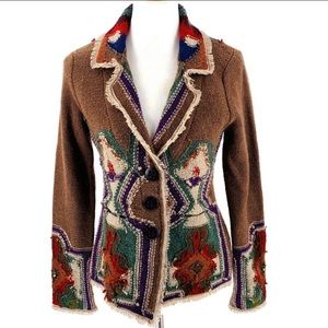 Anthropologie SPARROW Southwest Cardigan